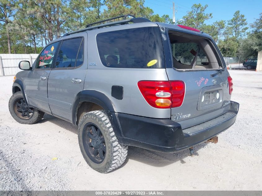 2004 Toyota Sequoia Sr5 VIN: 5TDBT44A54S227830 Lot: 37820429