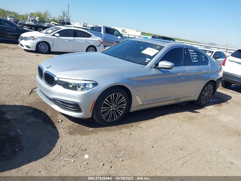 2019 BMW 530E Iperformance VIN: WBAJA9C58KB393408 Lot: 37820444