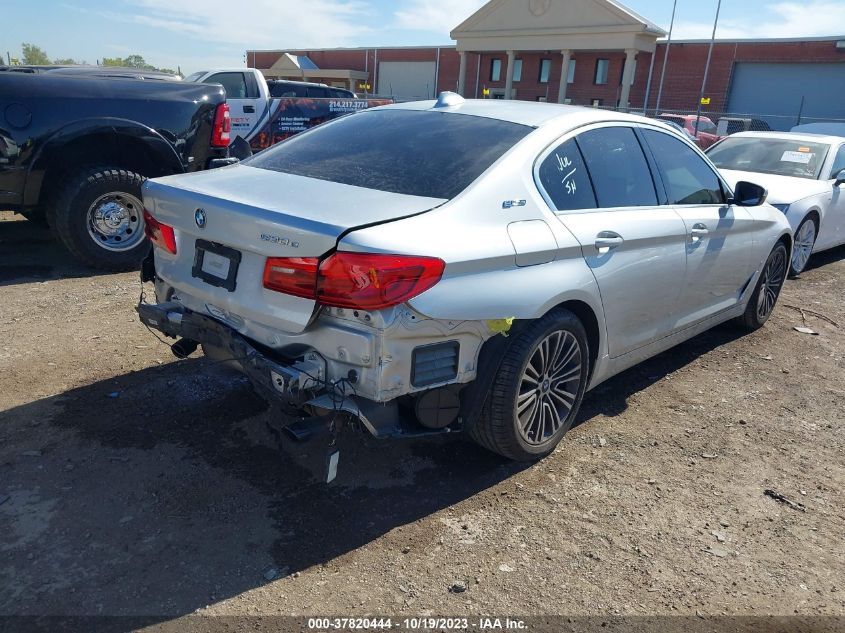 2019 BMW 530E Iperformance VIN: WBAJA9C58KB393408 Lot: 37820444