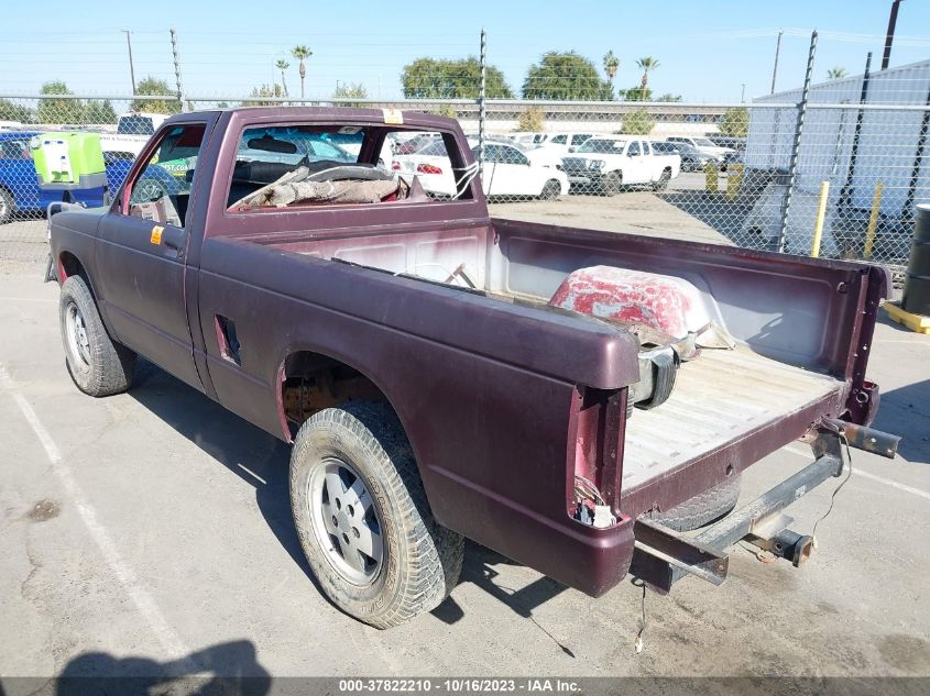 1991 Chevrolet S Truck S10 VIN: 1GCCT14Z5M8203587 Lot: 37822210