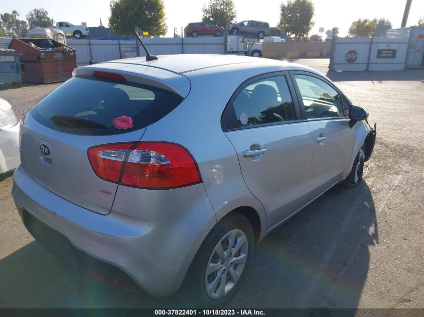 2013 Kia Rio Lx VIN: KNADM5A36D6238608 Lot: 37822401