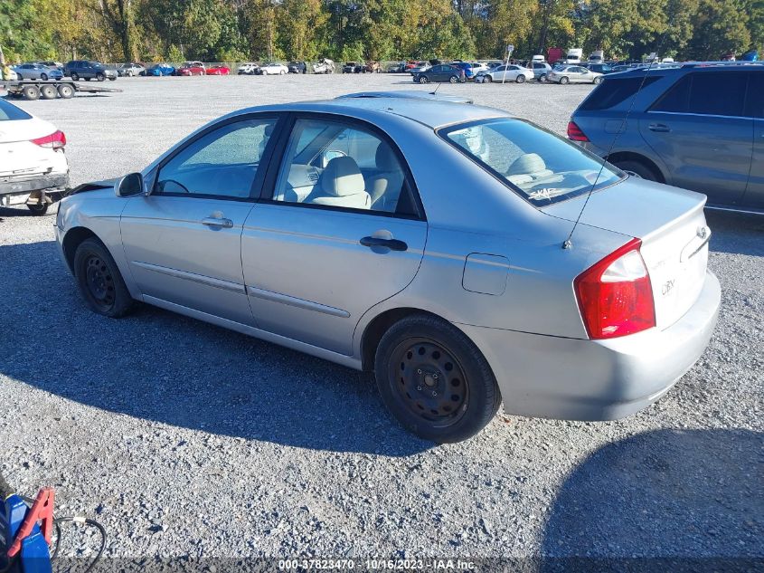 2004 Kia Spectra Lx/Ex VIN: KNAFE121345009871 Lot: 37823470