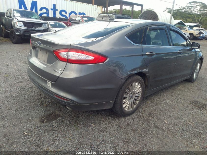 3FA6P0LU6DR298893 2013 Ford Fusion Se Hybrid