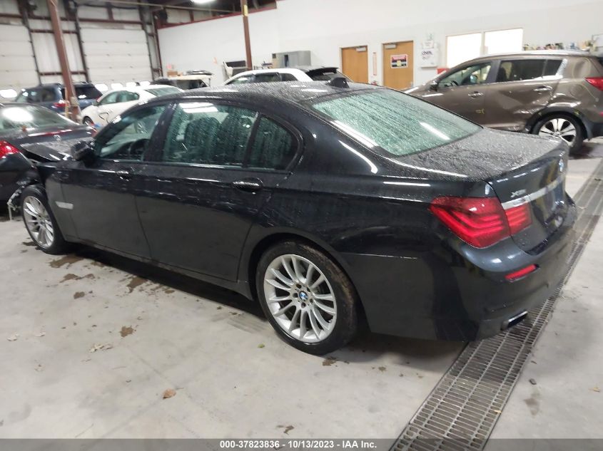 2014 BMW 7 Series 750Li xDrive VIN: WBAYF8C59ED653267 Lot: 37823836