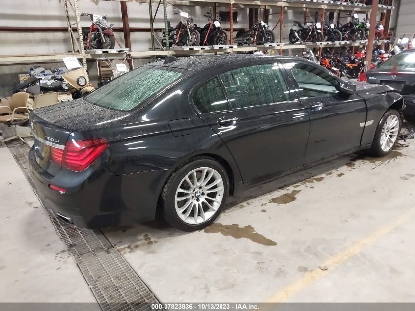 2014 BMW 7 Series 750Li xDrive VIN: WBAYF8C59ED653267 Lot: 37823836