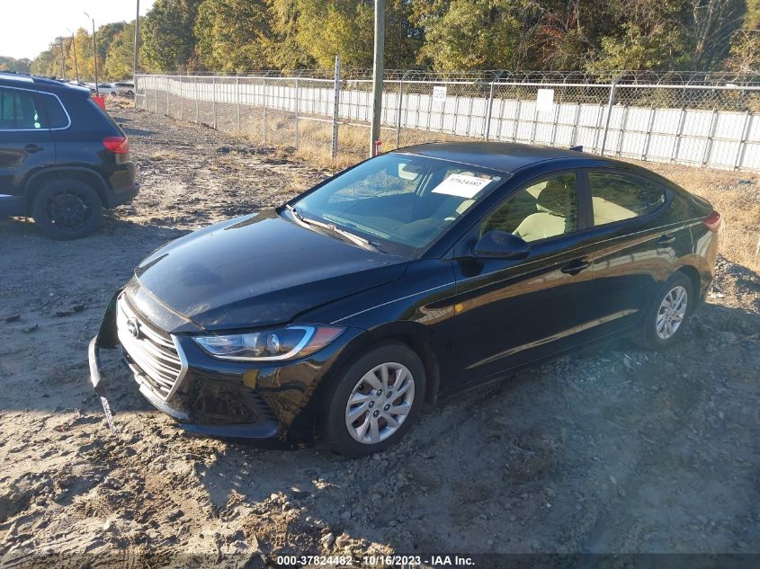 2017 Hyundai Elantra Se VIN: KMHD74LF6HU089657 Lot: 37824482