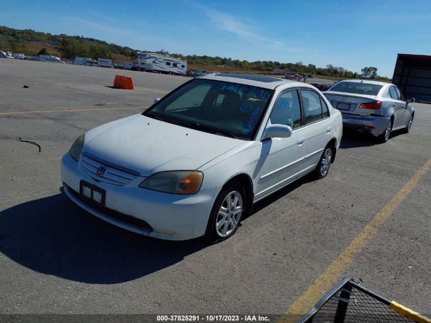 2003 Honda Civic Ex VIN: 1HGES26783L025751 Lot: 37825291