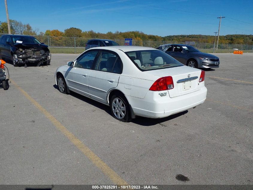 2003 Honda Civic Ex VIN: 1HGES26783L025751 Lot: 37825291