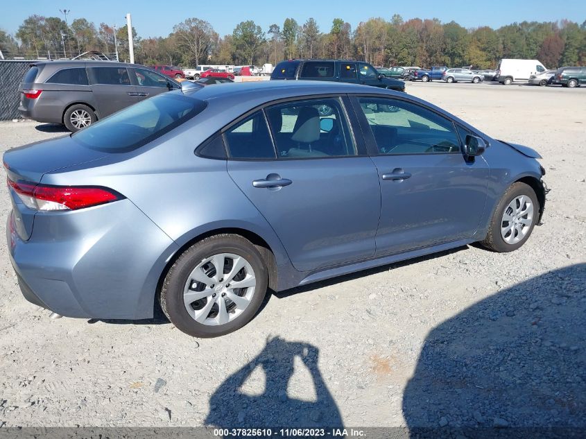 2023 Toyota Corolla Le VIN: 5YFB4MDE8PP054754 Lot: 37825610