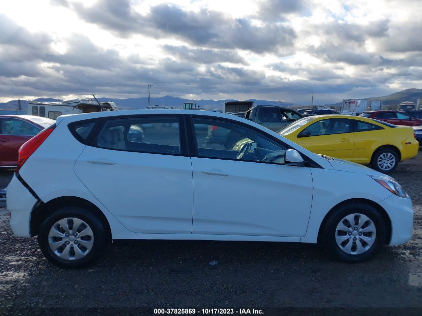 2016 Hyundai Accent Se VIN: KMHCT5AE4GU285733 Lot: 37825869