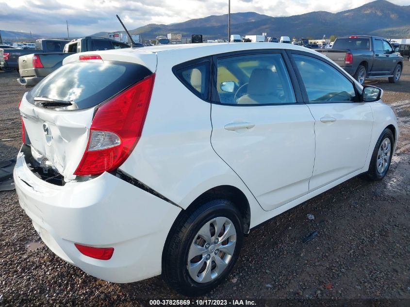 KMHCT5AE4GU285733 2016 Hyundai Accent Se