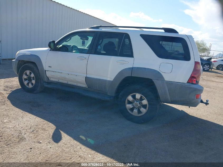 2003 Toyota 4Runner Sr5 VIN: JTEZT14R130007116 Lot: 38928180