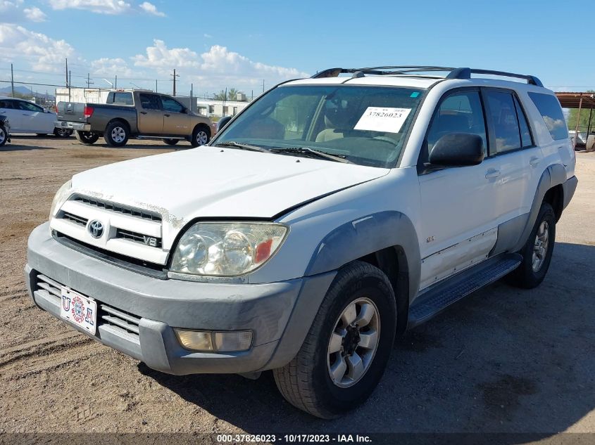 2003 Toyota 4Runner Sr5 VIN: JTEZT14R130007116 Lot: 38928180