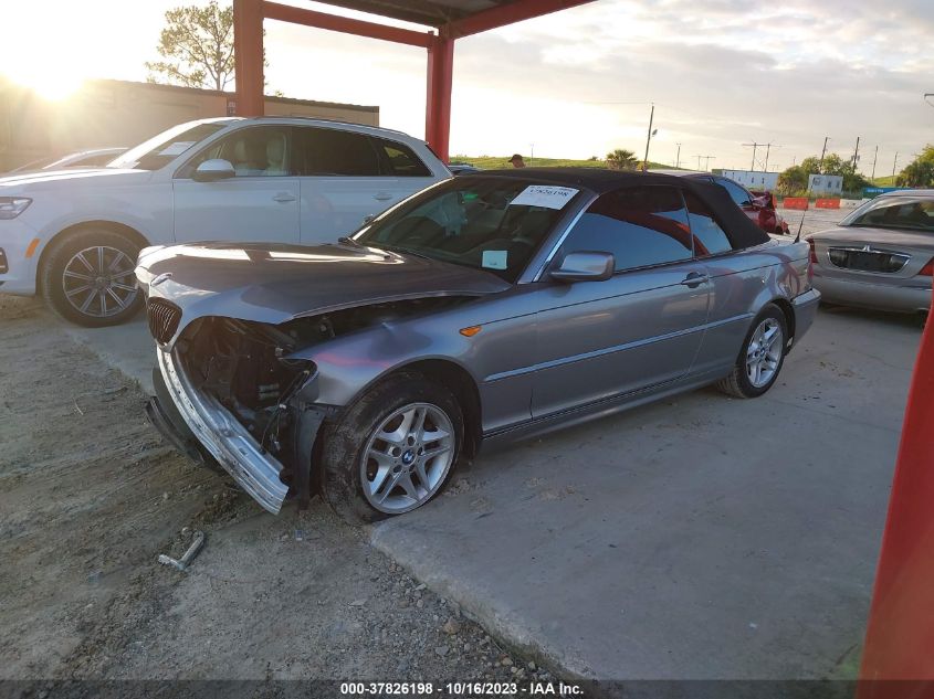 2004 BMW 3 Series 325Ci VIN: WBABW33494PL24131 Lot: 37826198