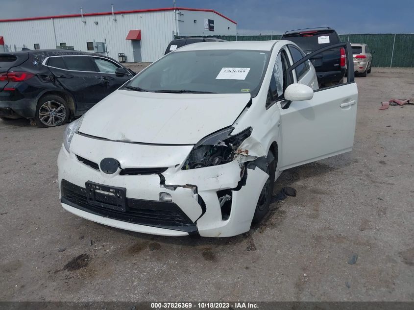 JTDKN3DU9F0435407 2015 Toyota Prius Three