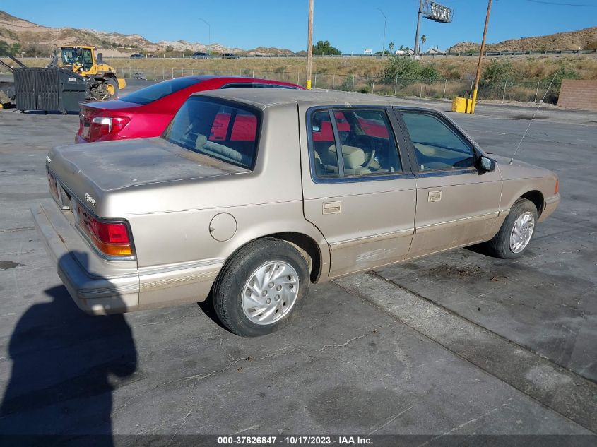 1992 Dodge Spirit VIN: 1B3XA46K6NF284512 Lot: 37826847