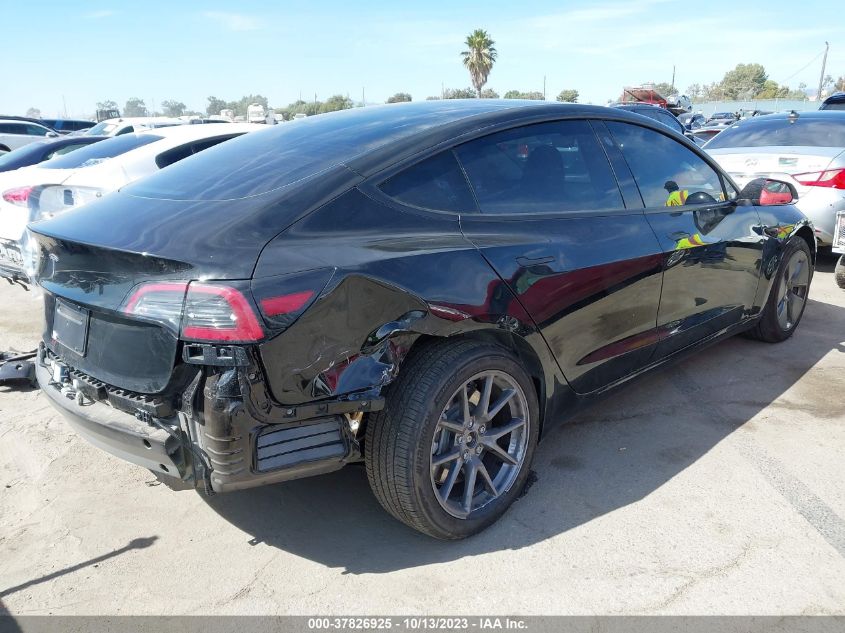 2023 Tesla Model 3 Rear-Wheel Drive VIN: 5YJ3E1EA8PF625439 Lot: 37826925