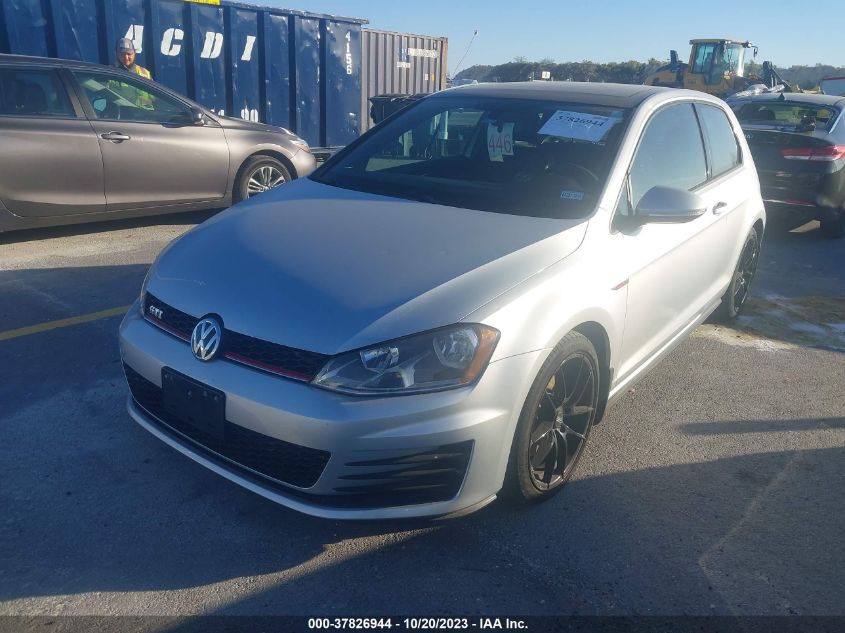2015 Volkswagen Golf Gti Se VIN: 3VWYT7AU9FM052704 Lot: 37826944