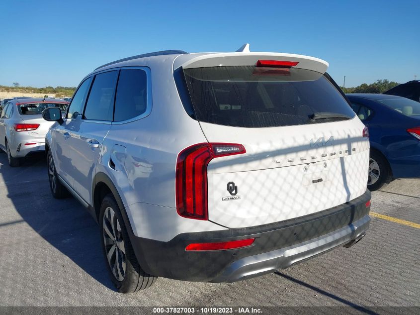 2022 Kia Telluride S VIN: 5XYP6DHC3NG213044 Lot: 37827003