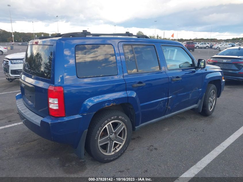 2009 Jeep Patriot Sport VIN: 1J8FF28B49D188921 Lot: 37828142