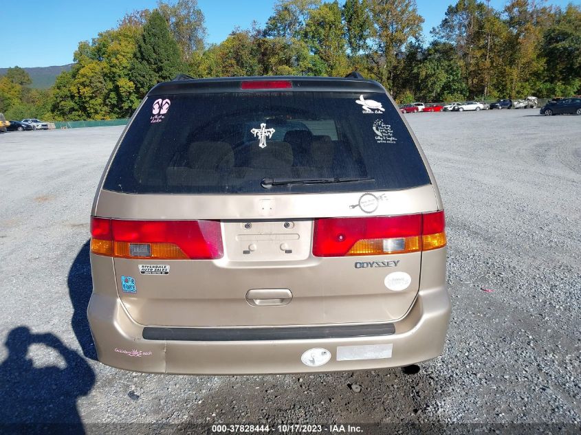 2002 Honda Odyssey Ex VIN: 2HKRL18682H531904 Lot: 37828444