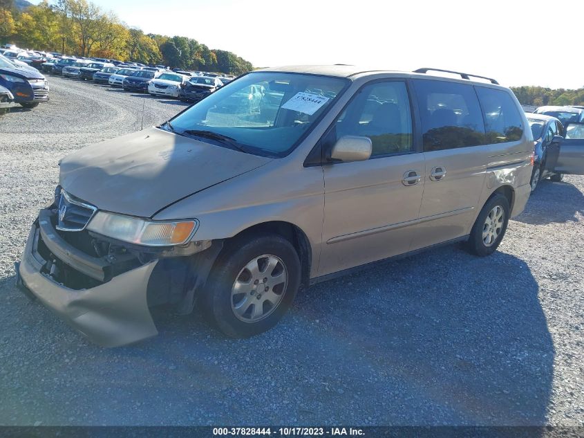 2002 Honda Odyssey Ex VIN: 2HKRL18682H531904 Lot: 37828444