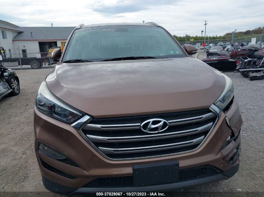 2016 Hyundai Tucson Limited VIN: KM8J3CA28GU023604 Lot: 37829067