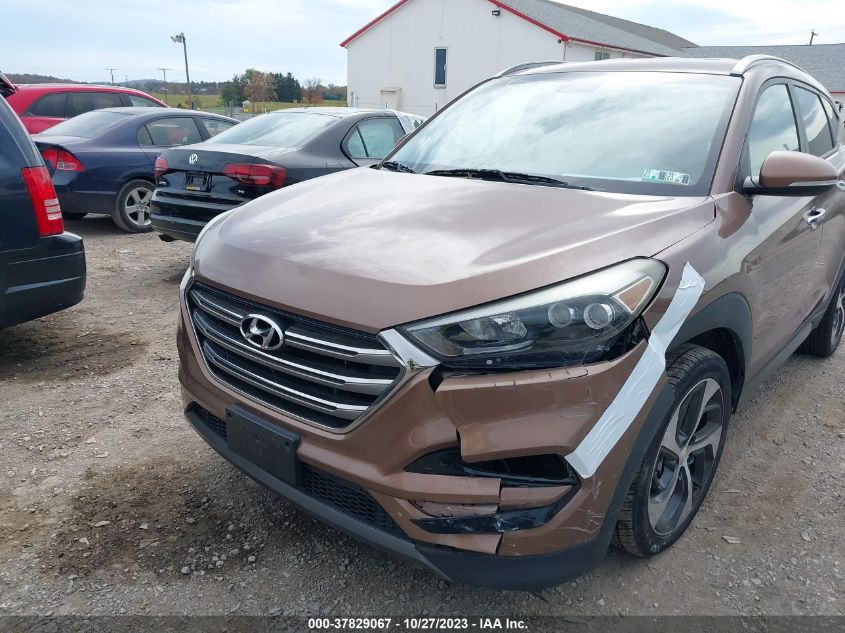 2016 Hyundai Tucson Limited VIN: KM8J3CA28GU023604 Lot: 37829067