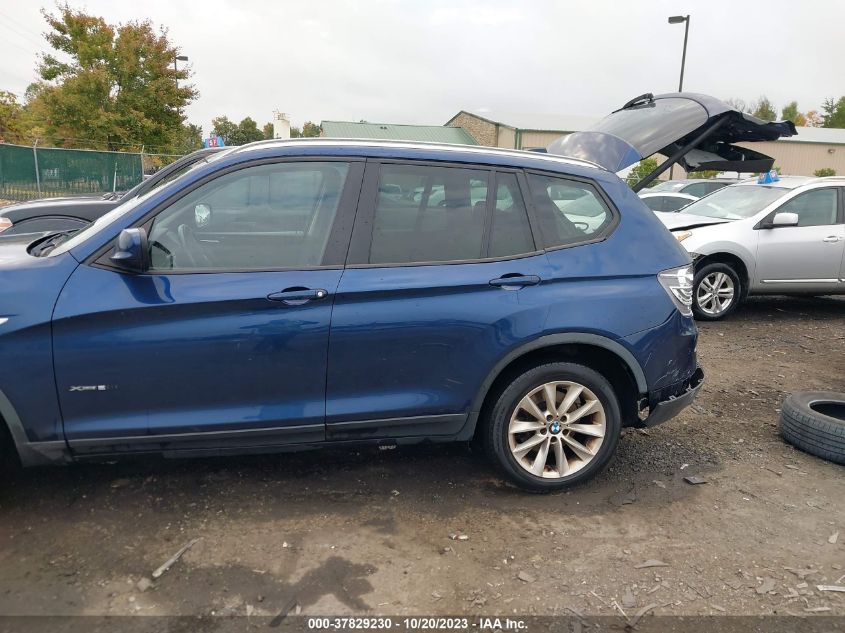 2013 BMW X3 xDrive28I VIN: 5UXWX9C50D0A11248 Lot: 37829230