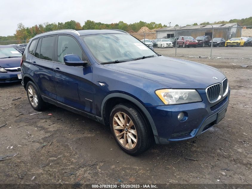 2013 BMW X3 xDrive28I VIN: 5UXWX9C50D0A11248 Lot: 37829230