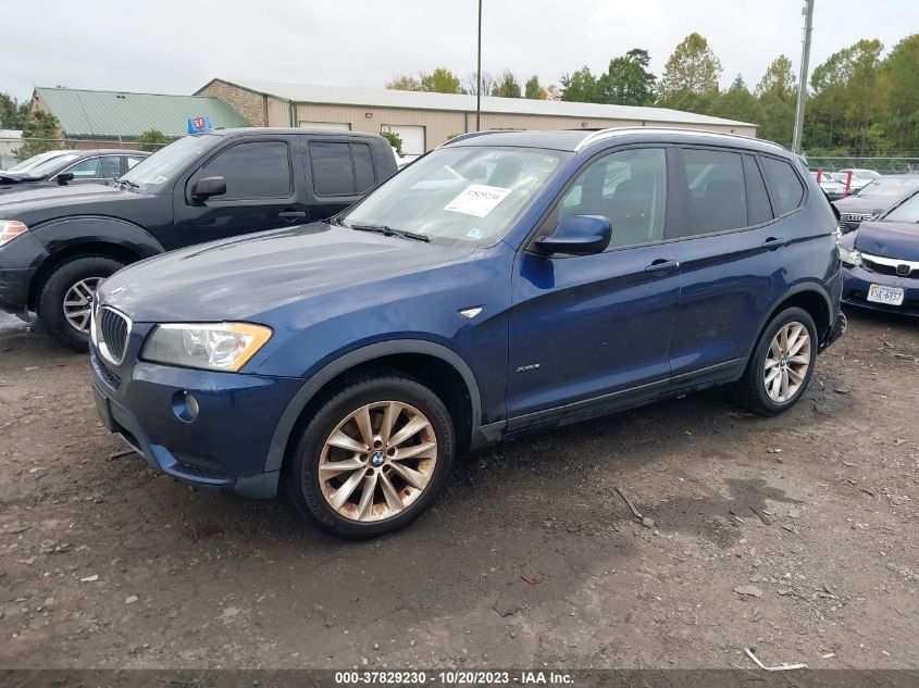 2013 BMW X3 xDrive28I VIN: 5UXWX9C50D0A11248 Lot: 37829230