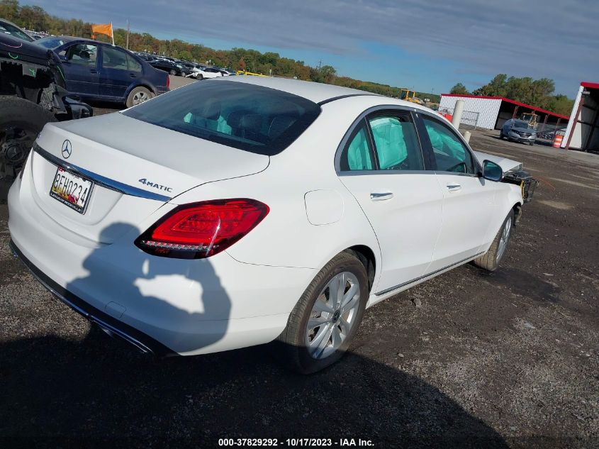 2019 Mercedes-Benz C 300 4Matic VIN: 55SWF8EB5KU320774 Lot: 37829292