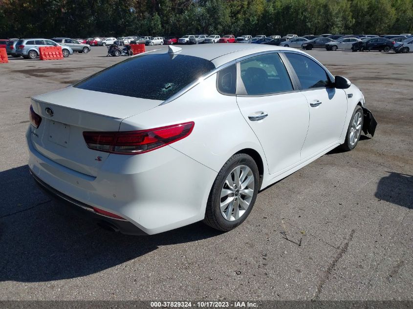 2018 Kia Optima S VIN: 5XXGT4L36JG226112 Lot: 37829324