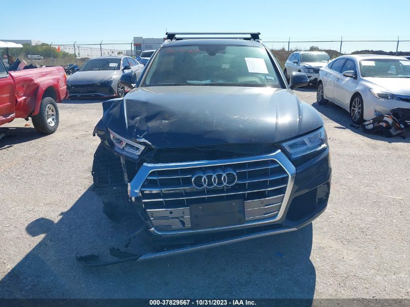 2019 Audi Q5 Premium Plus VIN: WA1BNAFY4K2122424 Lot: 37829567