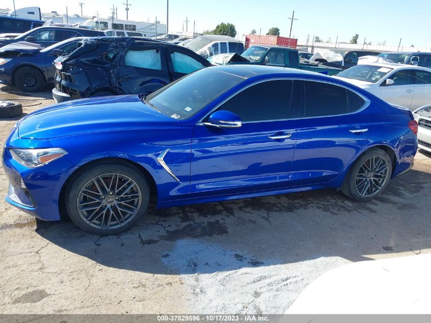 2019 Genesis G70 2.0T Advanced VIN: KMTG34LA7KU040011 Lot: 37829596