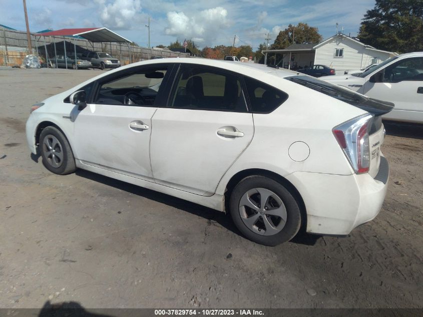 2012 Toyota Prius One/Two/Three/Four/Five VIN: JTDKN3DU0C5490956 Lot: 37829754