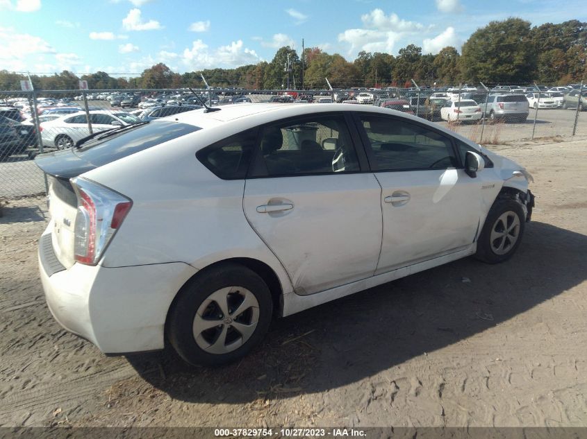 2012 Toyota Prius One/Two/Three/Four/Five VIN: JTDKN3DU0C5490956 Lot: 37829754