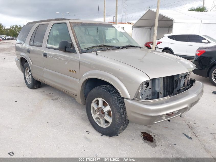 1999 Oldsmobile Bravada VIN: 1GHDT13W9X2722591 Lot: 37829877