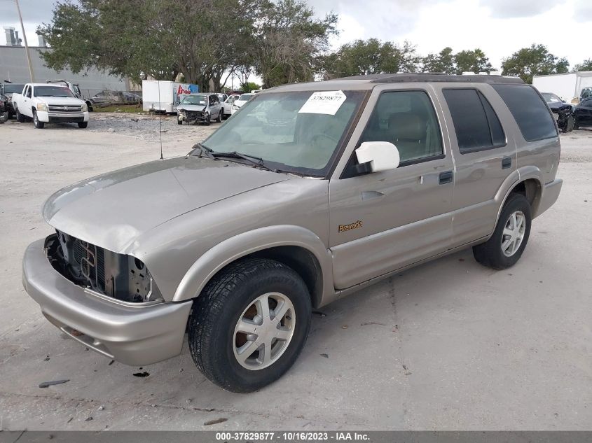 1999 Oldsmobile Bravada VIN: 1GHDT13W9X2722591 Lot: 37829877