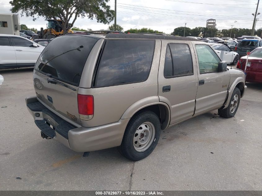 1999 Oldsmobile Bravada VIN: 1GHDT13W9X2722591 Lot: 37829877