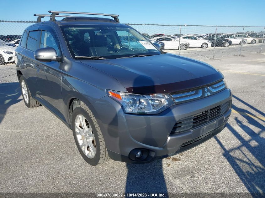 2014 Mitsubishi Outlander Gt VIN: JA4JZ4AX0EZ017262 Lot: 37830027
