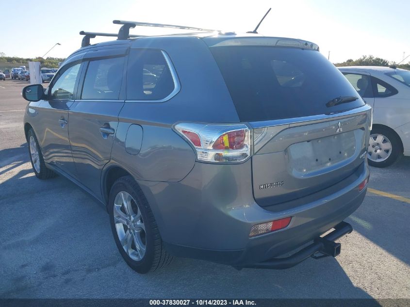 2014 Mitsubishi Outlander Gt VIN: JA4JZ4AX0EZ017262 Lot: 37830027