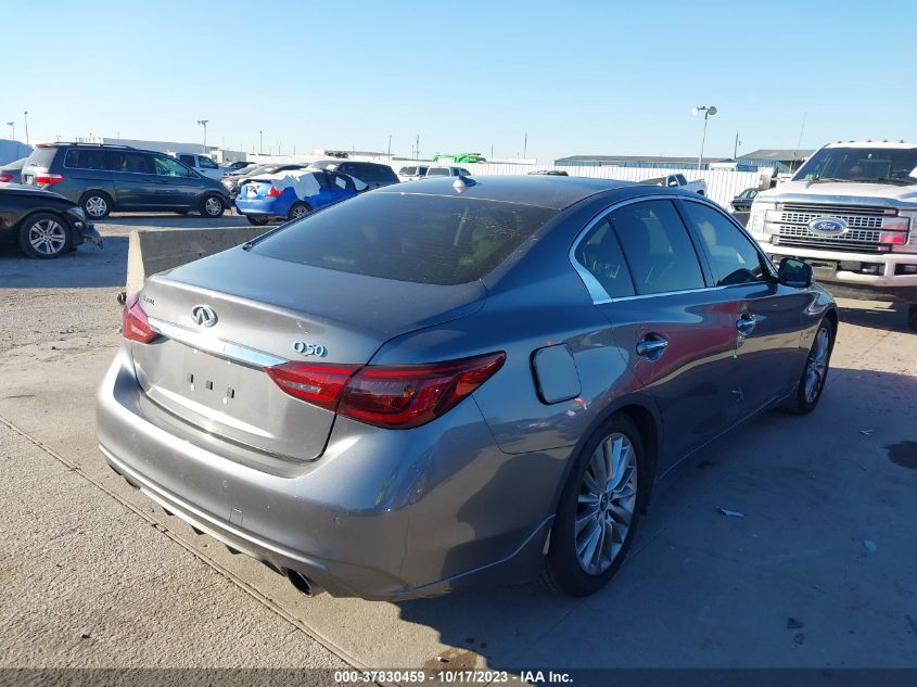 2020 Infiniti Q50 Luxe VIN: JN1EV7AP8LM204699 Lot: 37830459