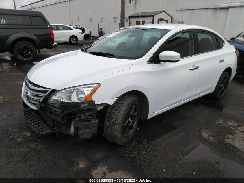 2015 Nissan Sentra Fe+ S/Sv/S/Sr/Sl VIN: 3N1AB7AP4FY224540 Lot: 37831151