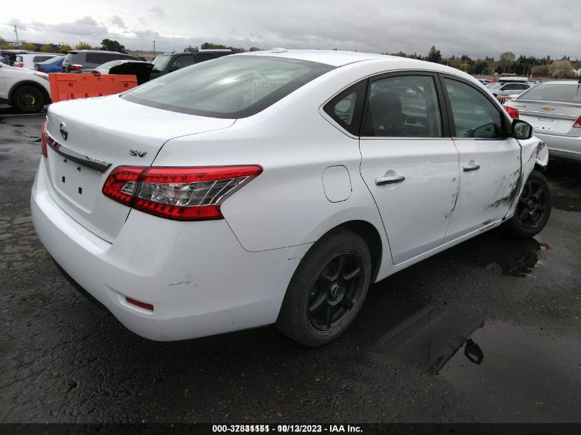 2015 Nissan Sentra Fe+ S/Sv/S/Sr/Sl VIN: 3N1AB7AP4FY224540 Lot: 37831151