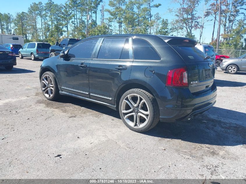 2013 Ford Edge Sport VIN: 2FMDK3AK6DBB85734 Lot: 37831246