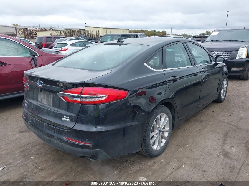 2020 Ford Fusion Se VIN: 3FA6P0HD9LR167142 Lot: 37831369