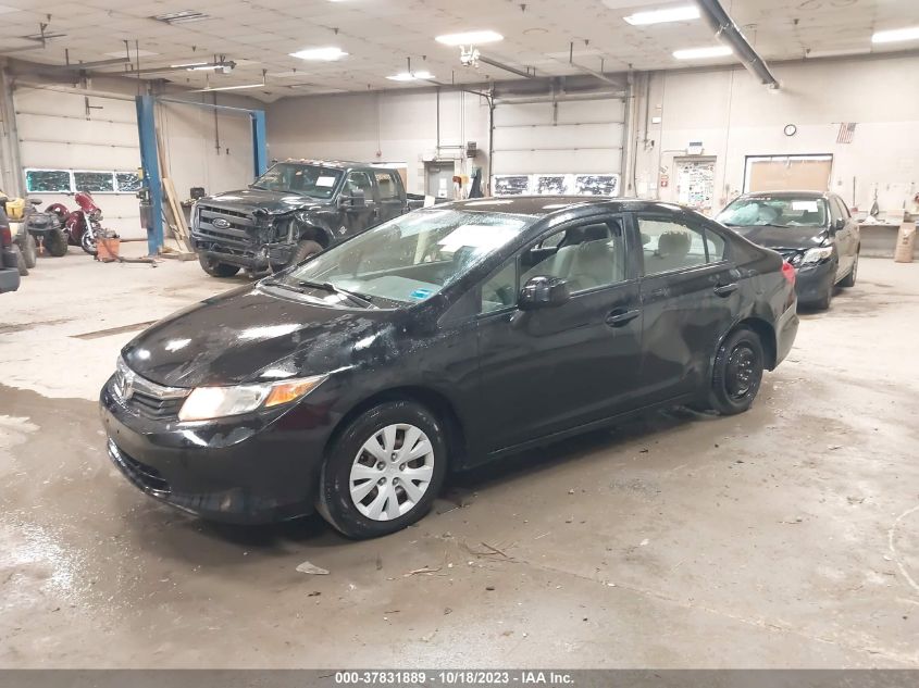 2HGFB2F54CH307255 2012 Honda Civic Sdn Lx