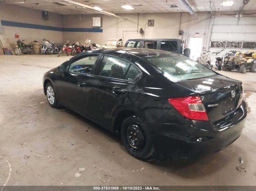 2HGFB2F54CH307255 2012 Honda Civic Sdn Lx