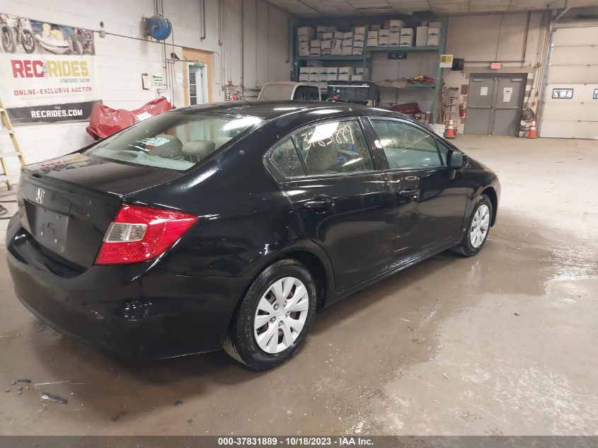 2HGFB2F54CH307255 2012 Honda Civic Sdn Lx